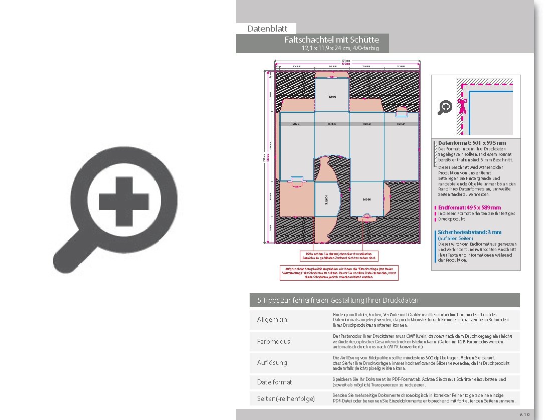 Product Bild faltschachtel_mit_sch__tte_(12_1_x_11_9_x_24_cm)_einseitig_bedruckt_4_0-farbig
